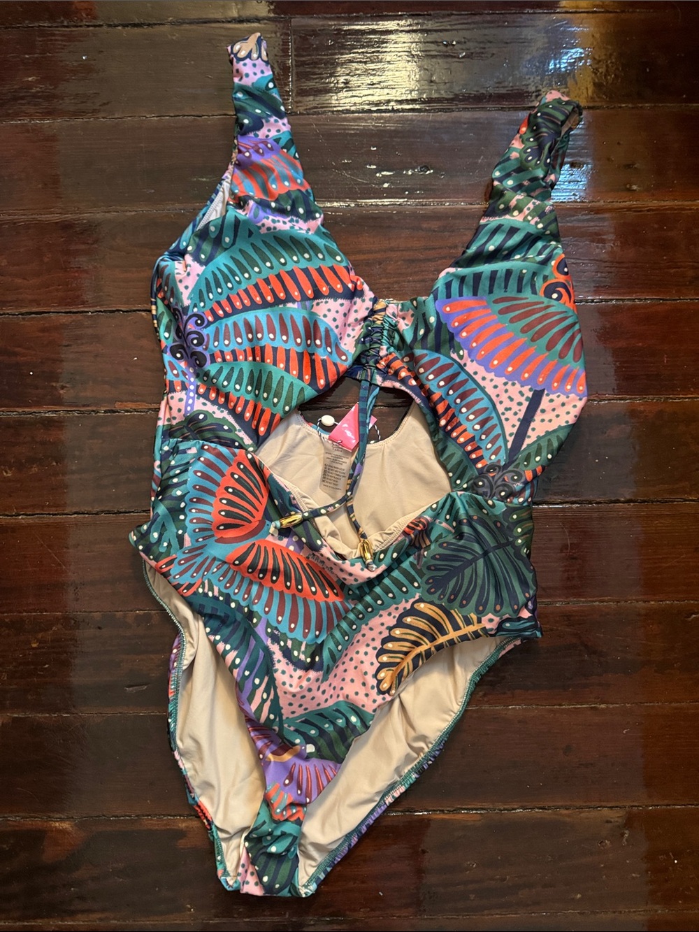 NWT Farm Rio one-piece Swimsuit Size L - Picture 2 of 10